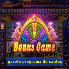 garoto programa de santos